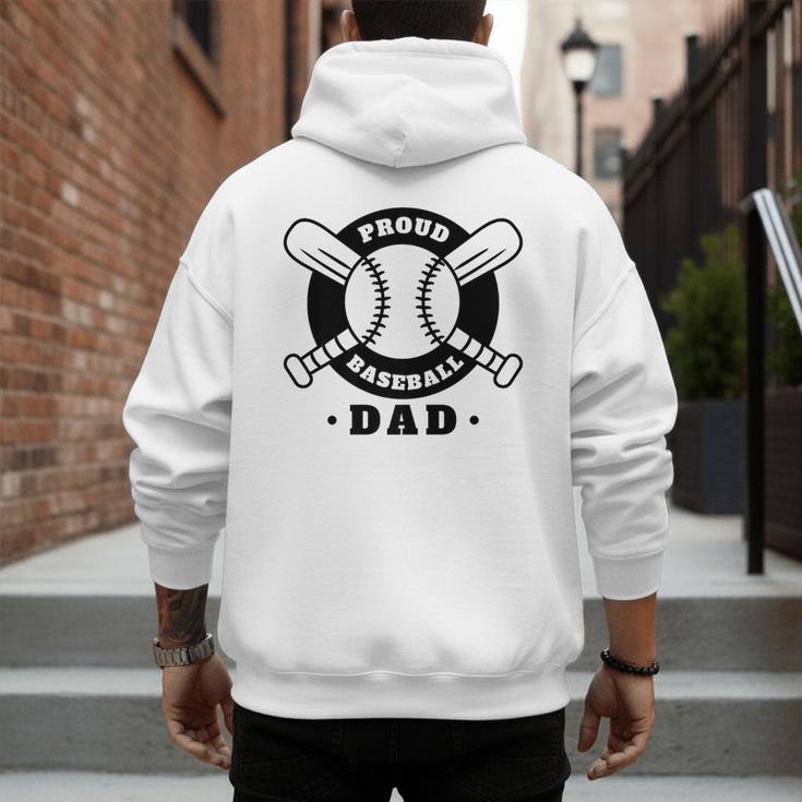 Baseball Dad Proud Baseball Dad Premium Men's Hoodie Back Print Baseball Dad Proud Baseball Dad Premium Men's Hoodie Back Print