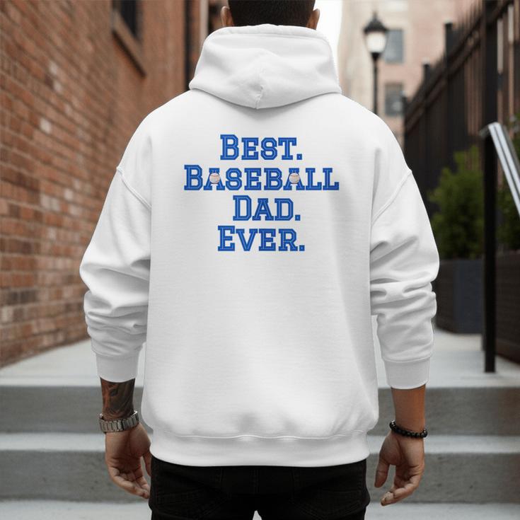 Best Baseball Dad Men's Hoodie Back Print Best Baseball Dad Men's Hoodie Back Print