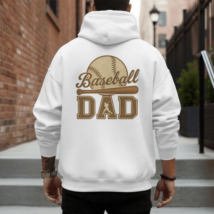 Retro Vintage Baseball Dad Summer Sports Lover Fathers Day Premium Men's Hoodie Back Print Retro Vintage Baseball Dad Summer Sports Lover Fathers Day Premium Men's Hoodie Back Print