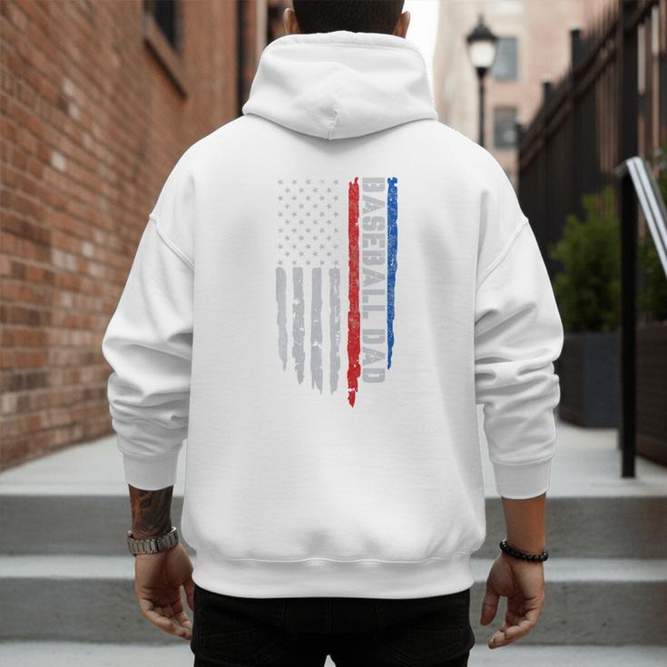 Vintage Baseball US Flag Tee Baseball Dad Player Coach Premium Tri-Blend Men's Hoodie Back Print Vintage Baseball US Flag Tee Baseball Dad Player Coach Premium Tri-Blend Men's Hoodie Back Print