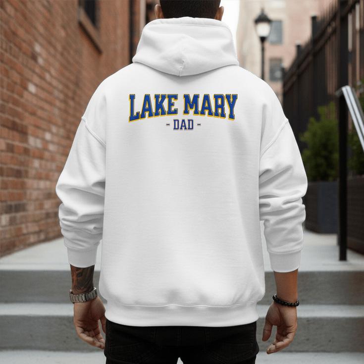 Vintage Lake Mary Florida Baseball Dad Lovers An Fans Men's Hoodie Back Print