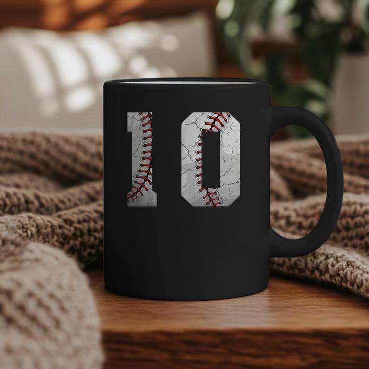 2016 10th Birthday Baseball Boys Kids Ten 10 Tenth Graphic Print Coffee Mug