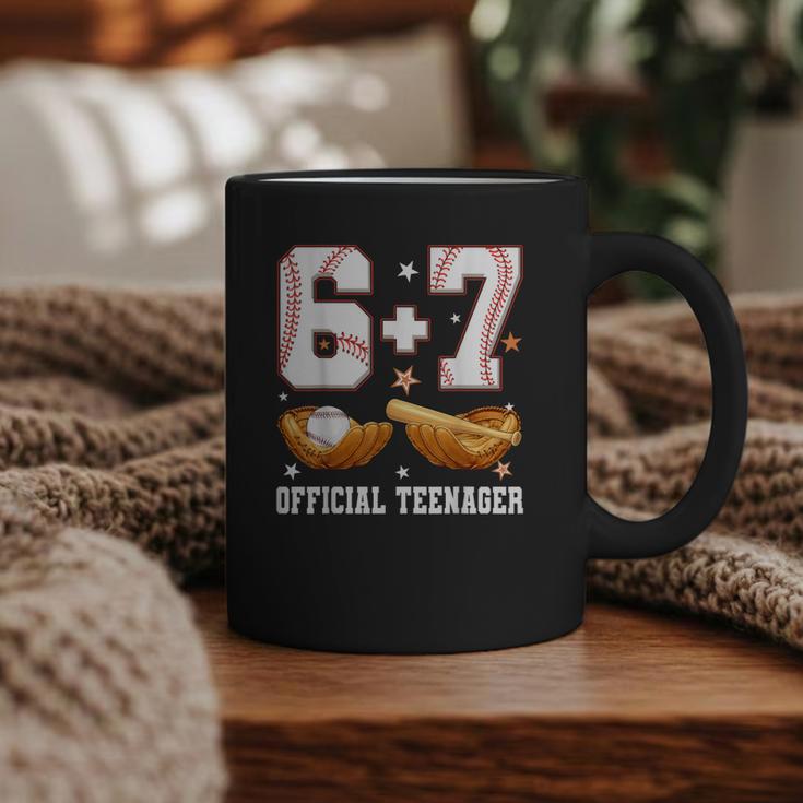 67 13 Year Old Official Teenager Baseball Boy 13th Birthday Graphic Print Coffee Mug