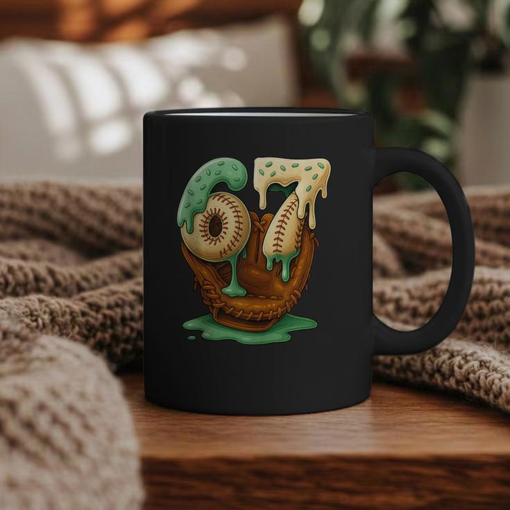 67 Ice Cream Drip Six Seven Baseball Graphic Print Coffee Mug