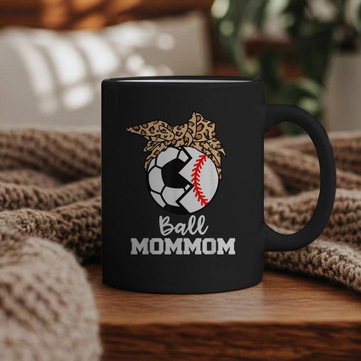 Ball MomMom Soccer Baseball Mom Mom Graphic Print Coffee Mug