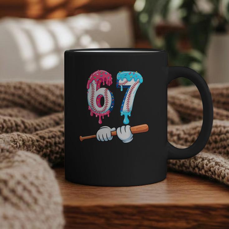 Baseball 67 Ice Cream Drip Six Seven Boys Graphic Print Coffee Mug
