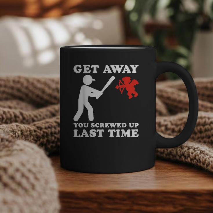 Baseball Anti Valentine Humor Cupid Joke Men Women Graphic Print Coffee Mug