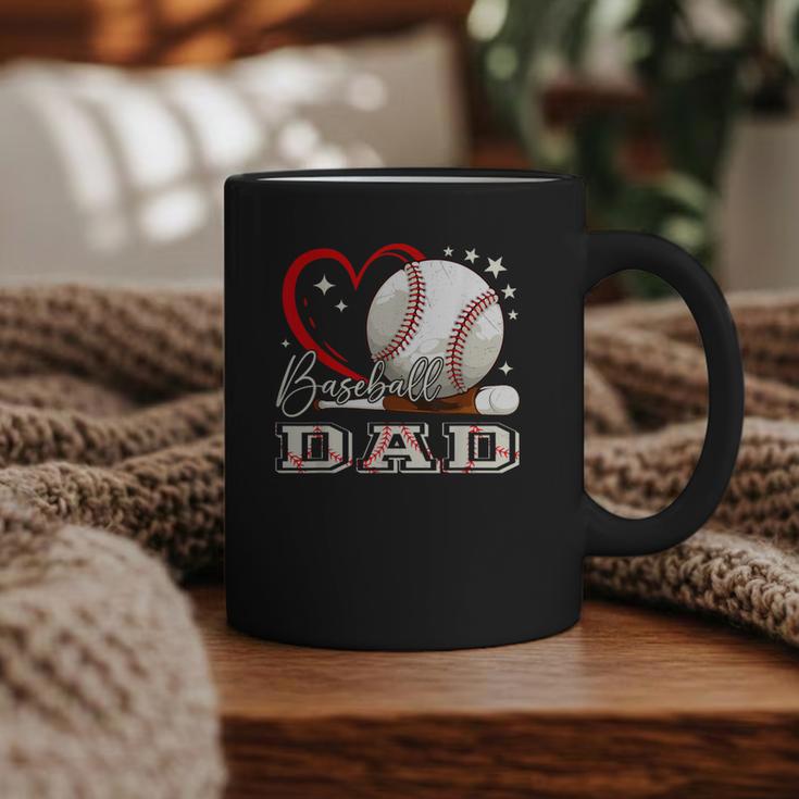 Baseball Dad Family Matching Cute Baseball Lover Graphic Print Coffee Mug