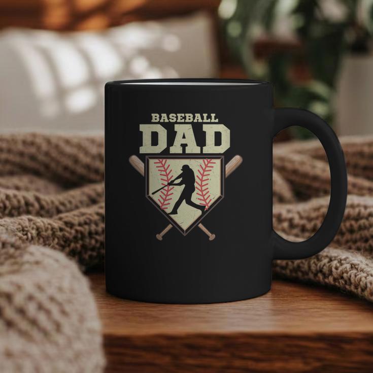 Baseball Dad Sport Fan Father Graphic Print Coffee Mug