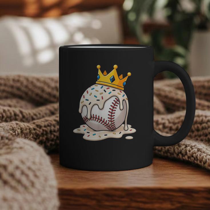 Baseball Drip Ice Cream Crown Melt Graphic Graphic Print Coffee Mug