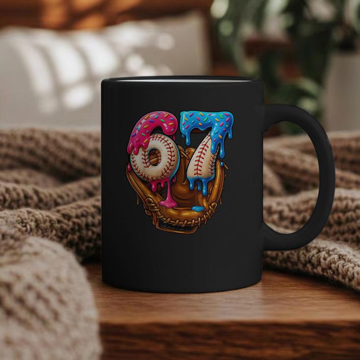 Baseball Drip Ice Cream Number 67 Player Or 67th Birthday Graphic Print Coffee Mug