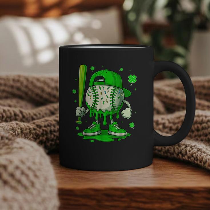 Baseball Drip Icecream Apparel Youth Boy St Patricks Day Graphic Print Coffee Mug