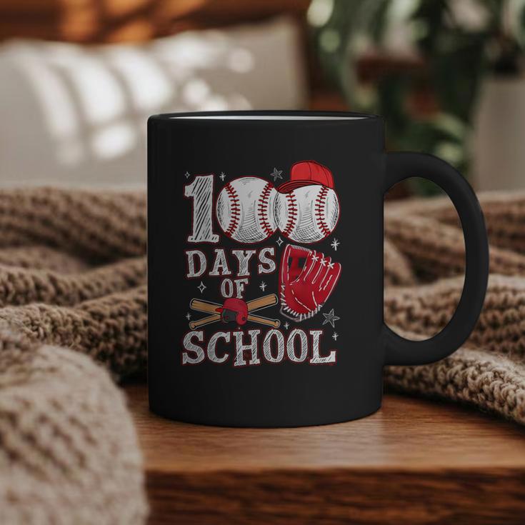 Baseball Happy 100 Days Of School Boy Girl Kid Teacher Graphic Print Coffee Mug