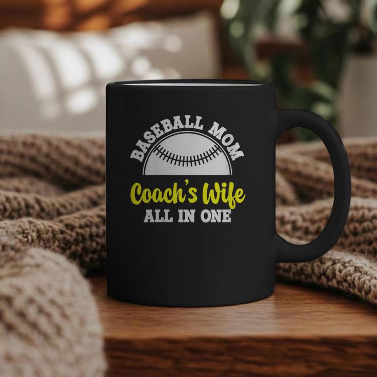 Baseball Mom Coach's Wife All In One Sports Player Coach Graphic Print Coffee Mug