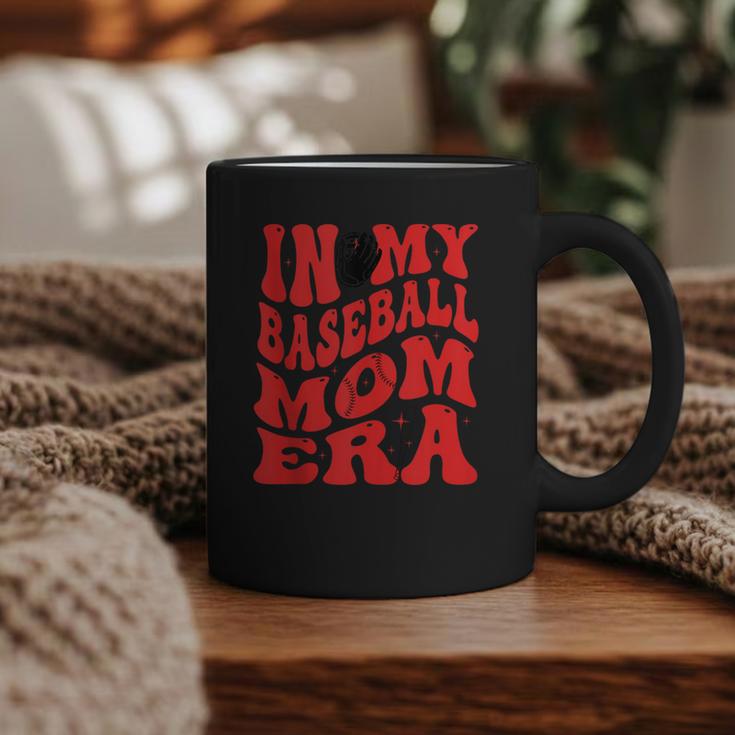 In My Baseball Mom Era Red Graphic Print Coffee Mug