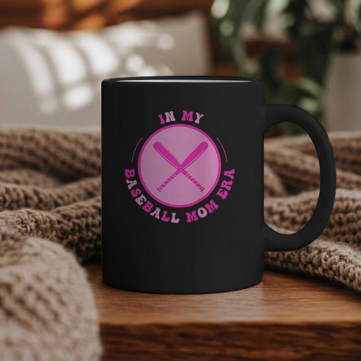 In My Baseball Mom Era Retro Game Day Mom Era 2 Sides Graphic Print Coffee Mug