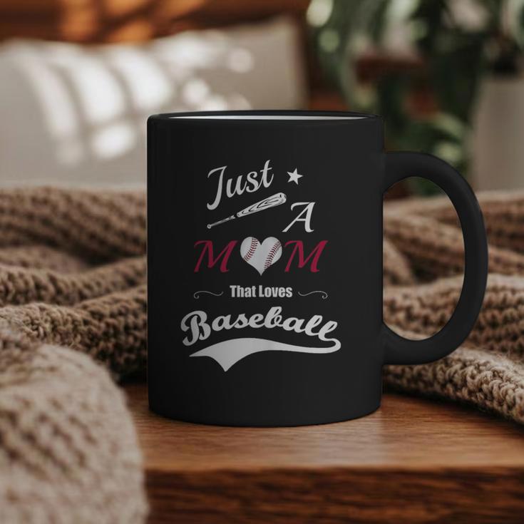 Baseball Mom Sayings Just A Mom That Loves Baseball Graphic Print Coffee Mug