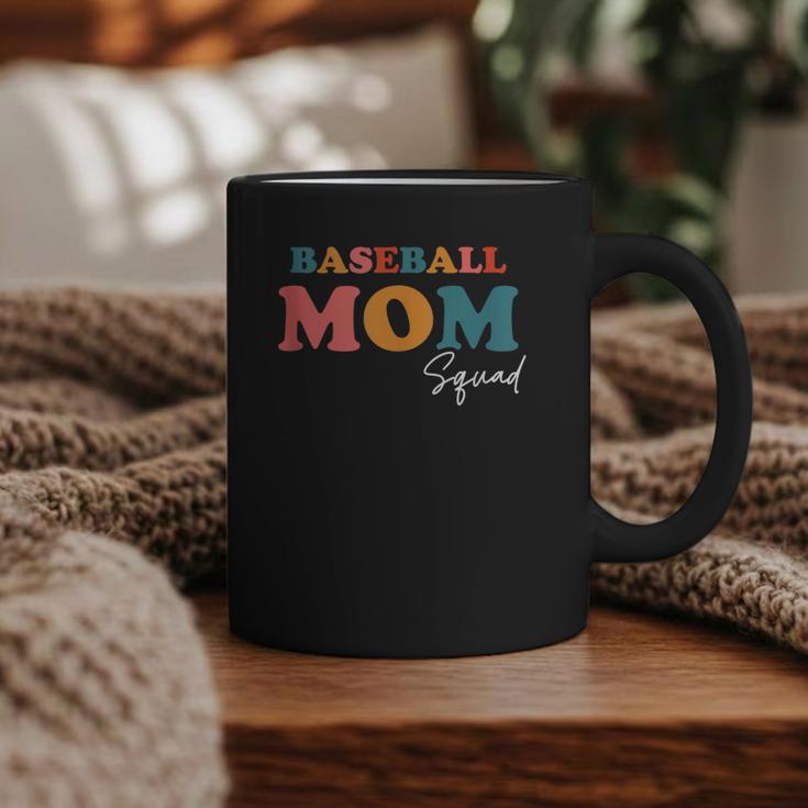 Baseball Mom Squad Boho Cute Back To School Ball Mom Graphic Print Coffee Mug