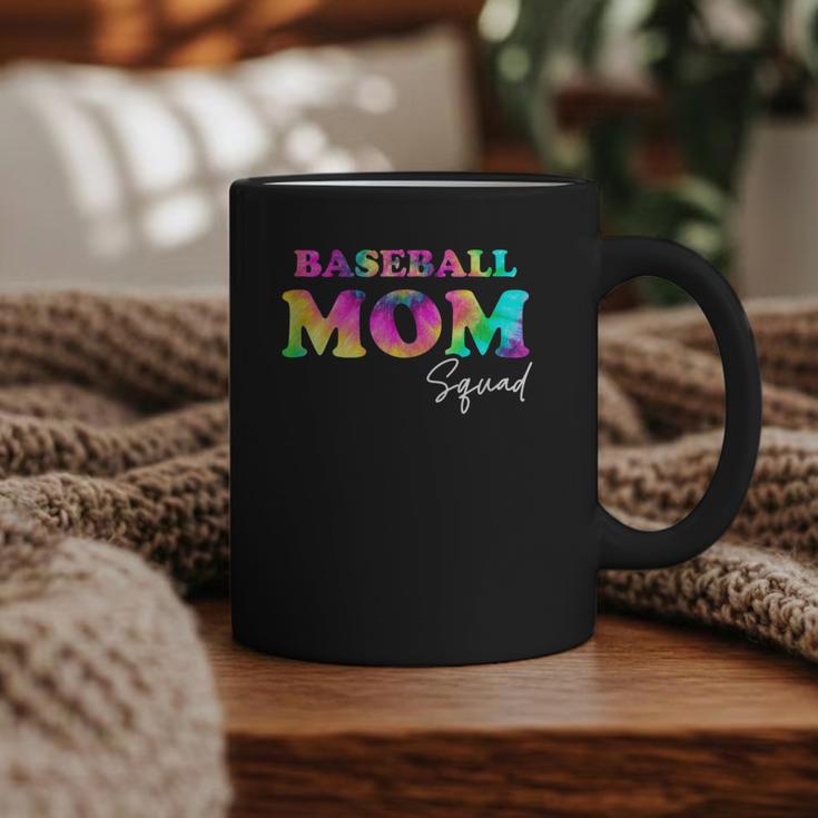 Baseball Mom Squad Tie Dye Cute Ball Mom Graphic Print Coffee Mug