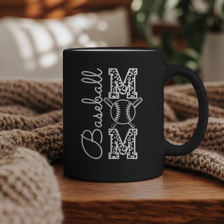 Baseball Mom Tee Leopard Mother's Day Grandma Graphic Print Coffee Mug