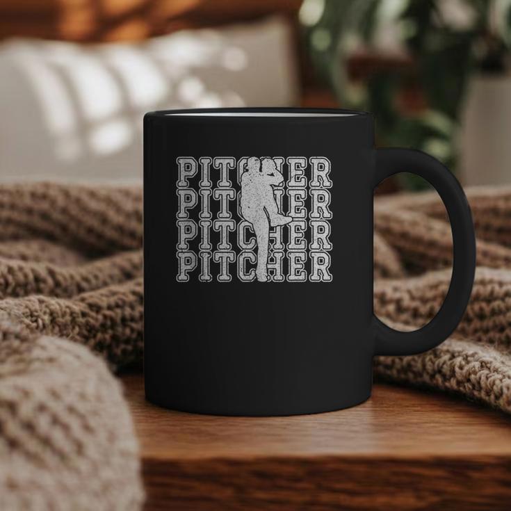 Baseball Pitcher Player Team Sport Lover Family Friends Fans Graphic Print Coffee Mug
