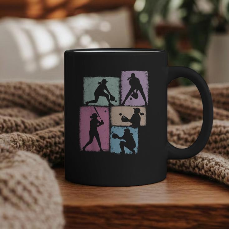 Baseball Player Collage Women Kids Coach Youth Girl Graphic Print Coffee Mug