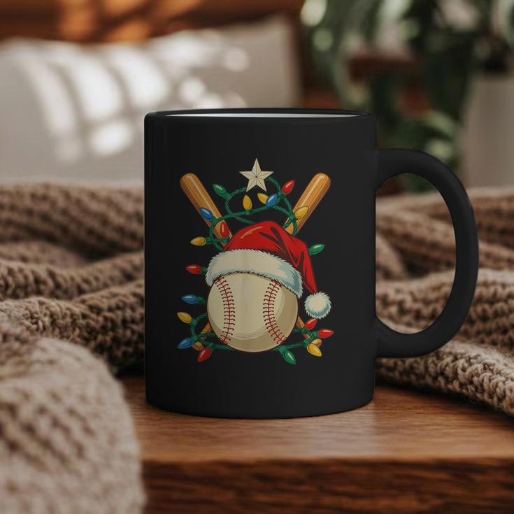 Baseball Santa Christmas Ball Baseball Lover Player Boys Graphic Print Coffee Mug