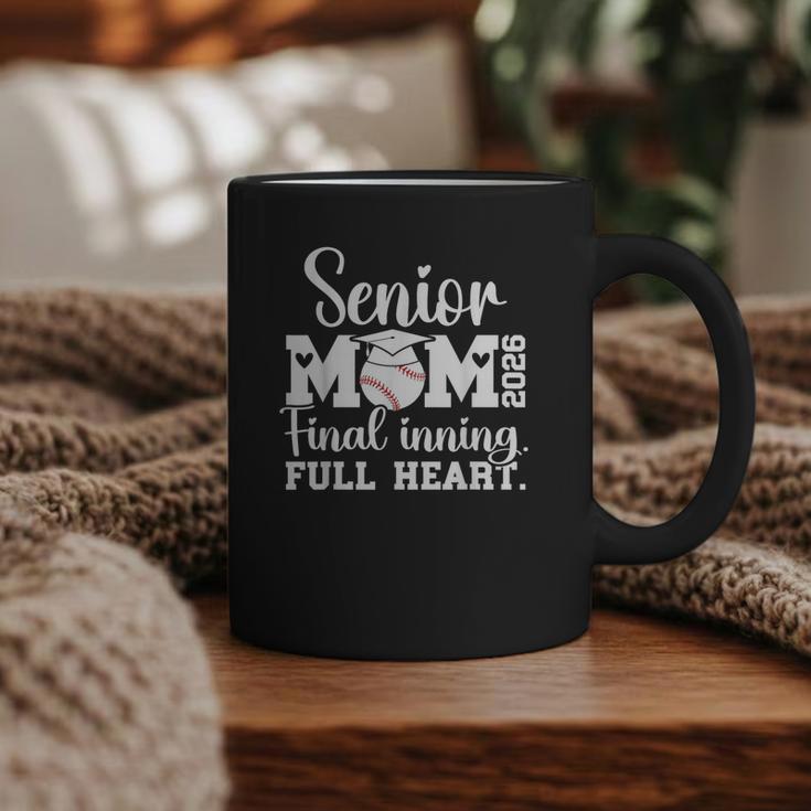 Baseball Senior Mom 2026 Final Inning Baseball Senior Mama Graphic Print Coffee Mug