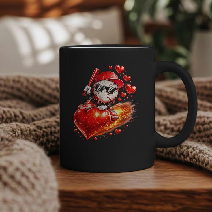 Baseball Valentine's Day Drip Ice Cream Team Graphic Print Coffee Mug