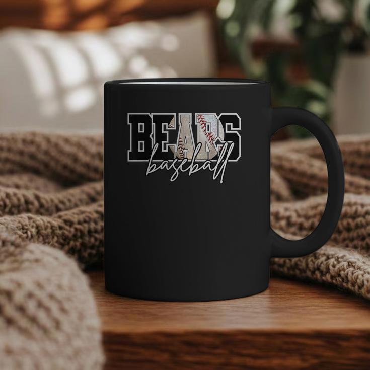 Bears Baseball Mom Game Day School Spirit Bear Pride Graphic Print Coffee Mug