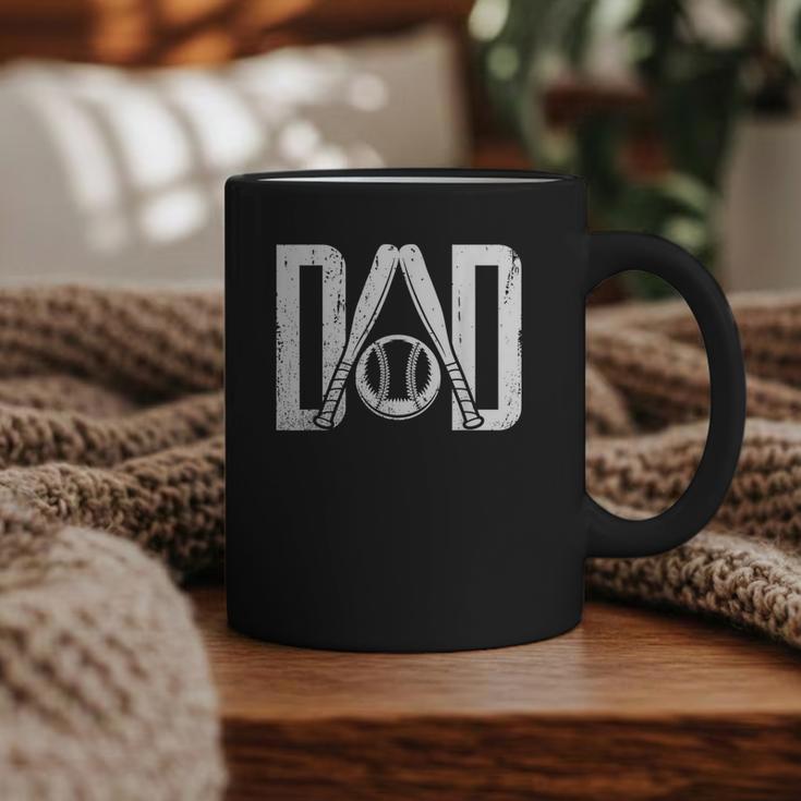 Best Baseball Dad Ever Vintage Clothing Baseball Father Day Graphic Print Coffee Mug