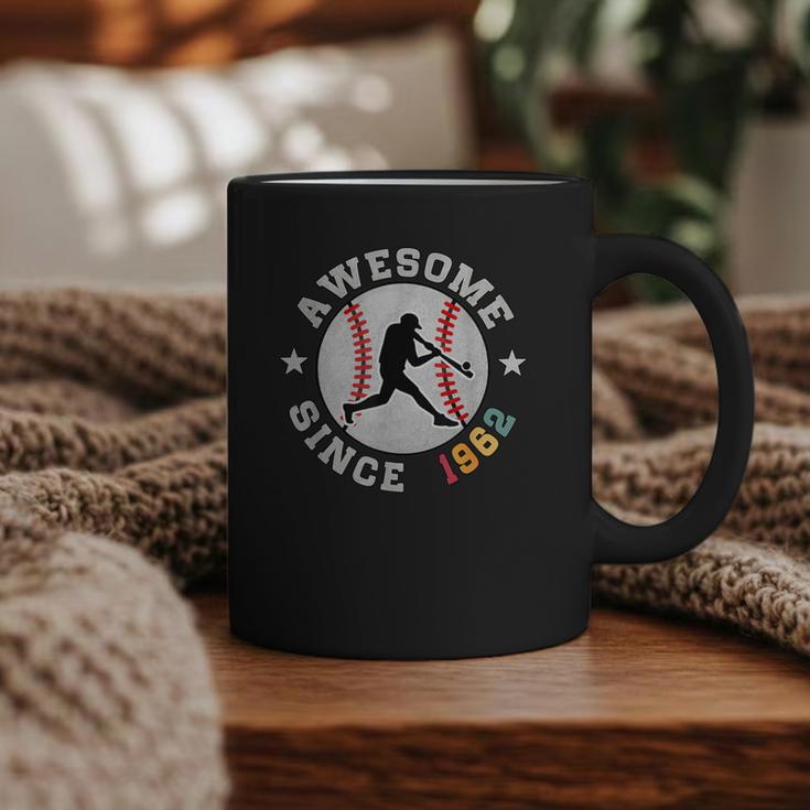 Birthday Baseball Lover 64 Years Old Awesome Since 1962 Graphic Print Coffee Mug
