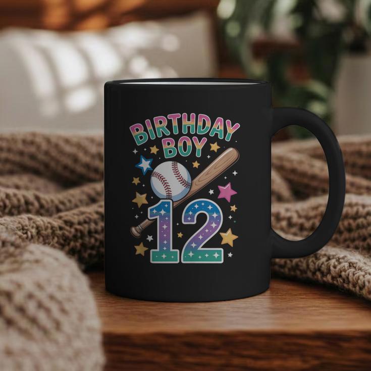 Birthday Boy 12th Birthday Baseball Graphic Print Coffee Mug