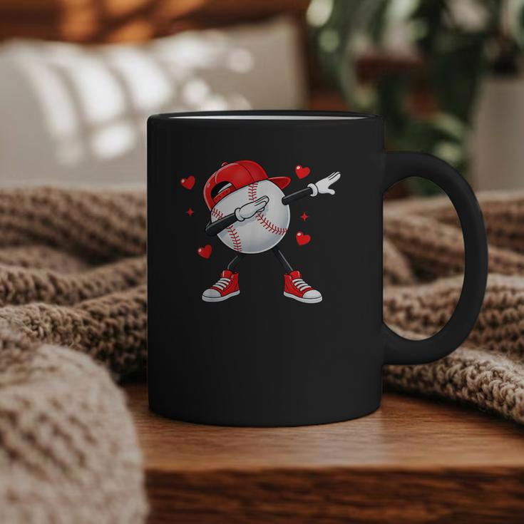 Boys Valentines Baseball Graphic Print Coffee Mug