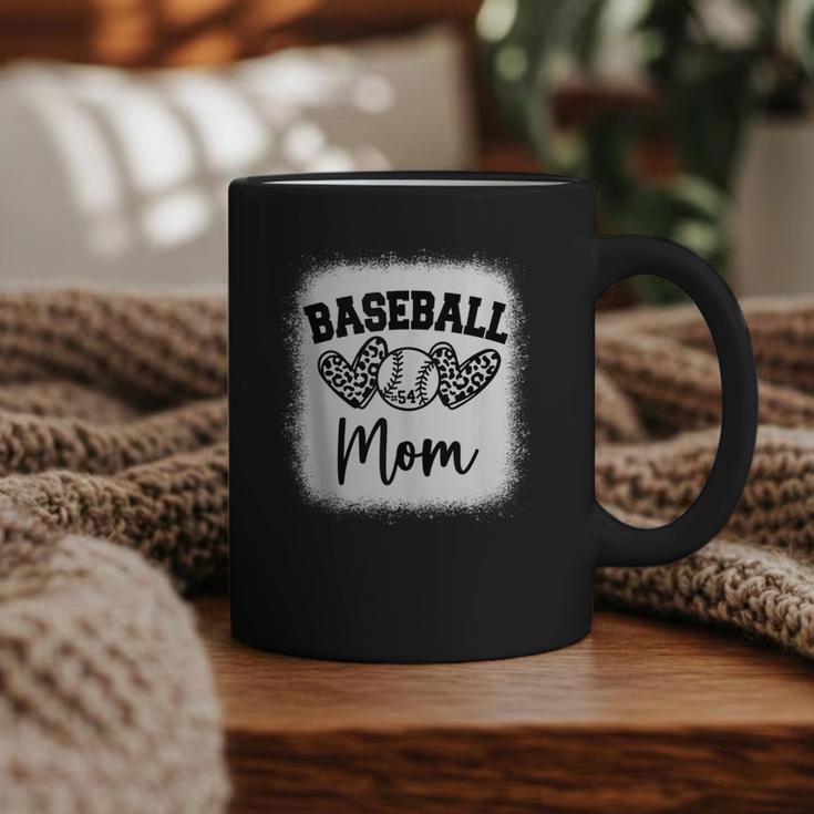 Custom Baseball Mom Number 54 Heart For Mom Graphic Print Coffee Mug