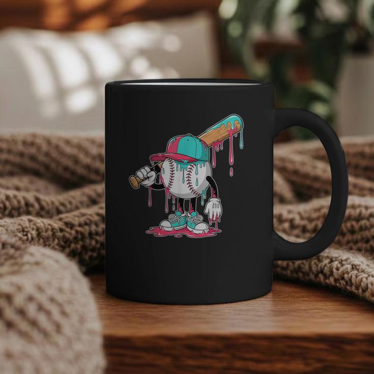 Drip Baseball For Boys Ice Cream Drip Youth Boys Sprinkles Graphic Print Coffee Mug