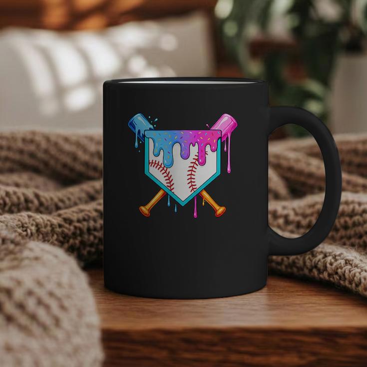 Dripping Baseball Pocket Respect The Drip Boys Baseball Graphic Print Coffee Mug