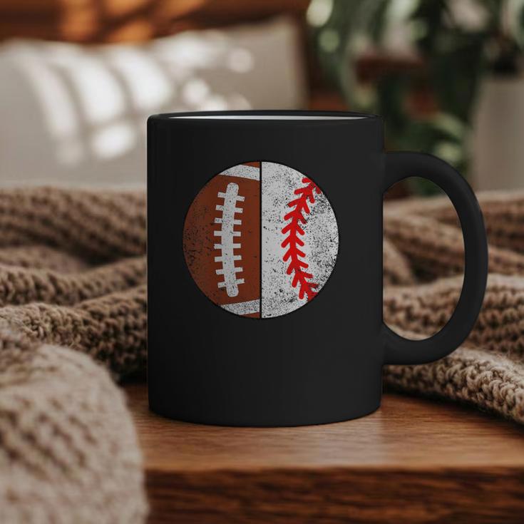 Football Baseball Player Football Baseball Mom Graphic Print Coffee Mug