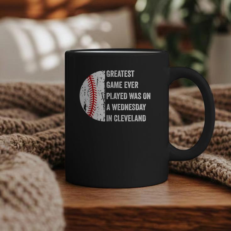 Greatest Game Ever Played Was In Cleveland 2016 Baseball Graphic Print Coffee Mug