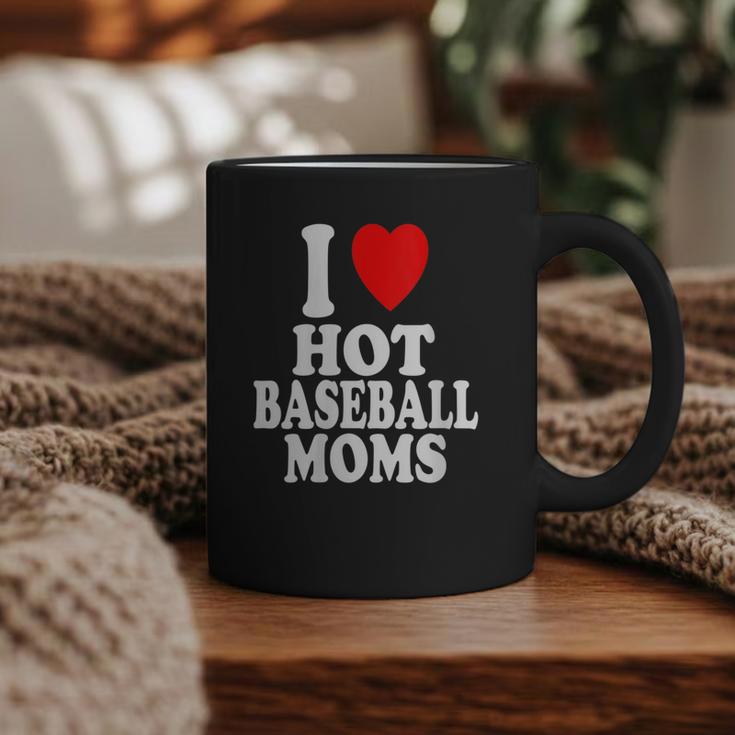 I Heart Love Hot Baseball Moms MILF Cougar Older Woman Graphic Print Coffee Mug