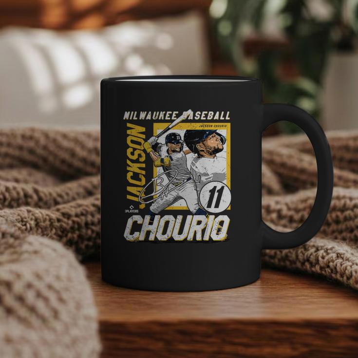 Jackson Chourio Milwaukee MLB Baseball Player MLBJCH203M Graphic Print Coffee Mug