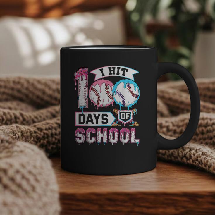 Kids 100 Days Of School Boys 100th Day Baseball Drip Toddler Graphic Print Coffee Mug