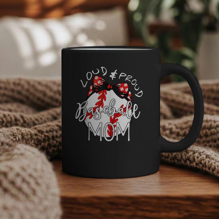 Loud & Proud Baseball Mom Baseballs Mother Sport Women Girls Graphic Print Coffee Mug