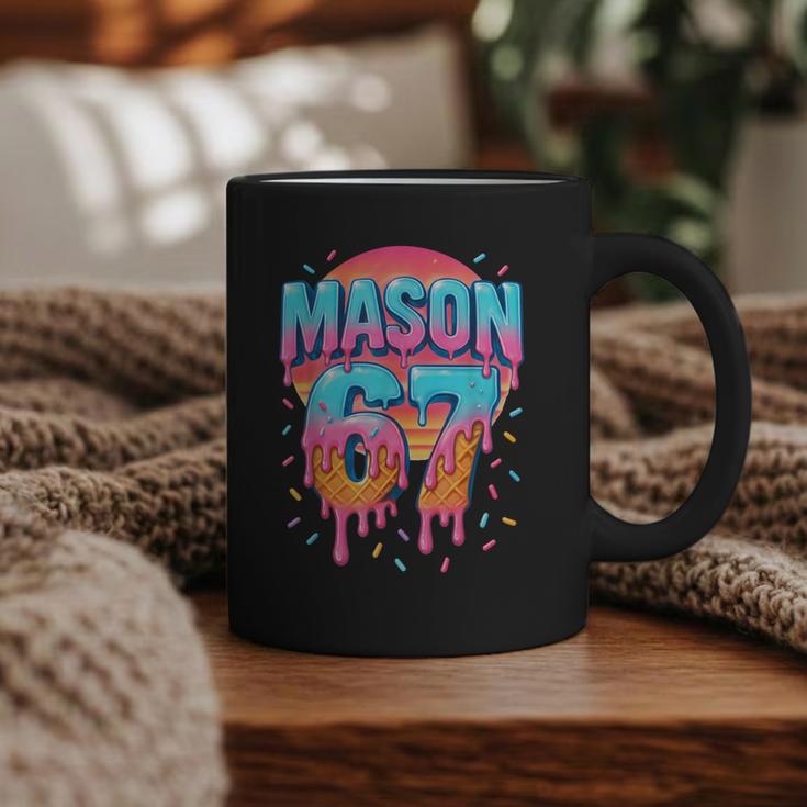 Mason 67 Costume Ice Cream Baseball Drip 6 7 Meme Six Seven Graphic Print Coffee Mug