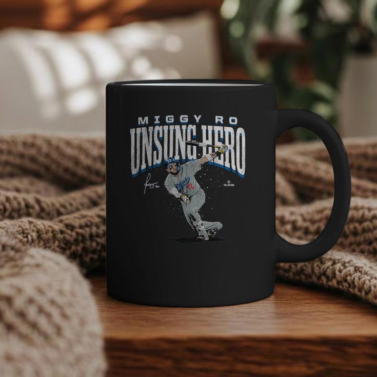 Miguel Rojas Unsung Hero Los Angeles Baseball MLBPA Graphic Print Coffee Mug