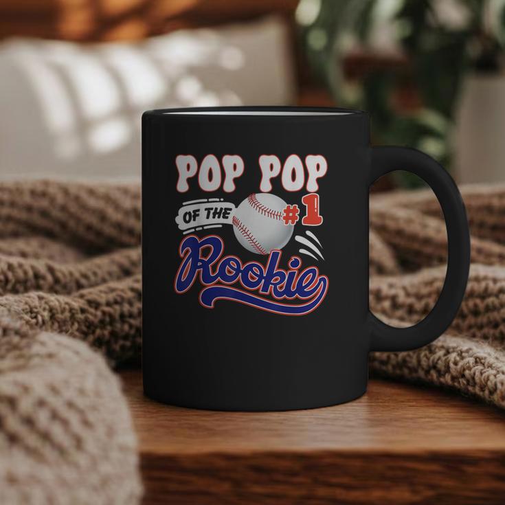 Pop Pop Rookie Of Year 1st Birthday Baseball Theme Matching Graphic Print Coffee Mug