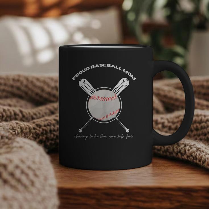 PROUD BASEBALL MOM Graphic Print Coffee Mug