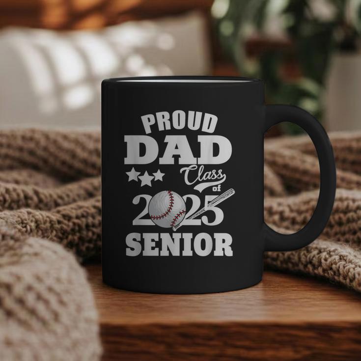 Proud Dad Class Of 2025 Graduation Senior Baseball Dad Graphic Print Coffee Mug
