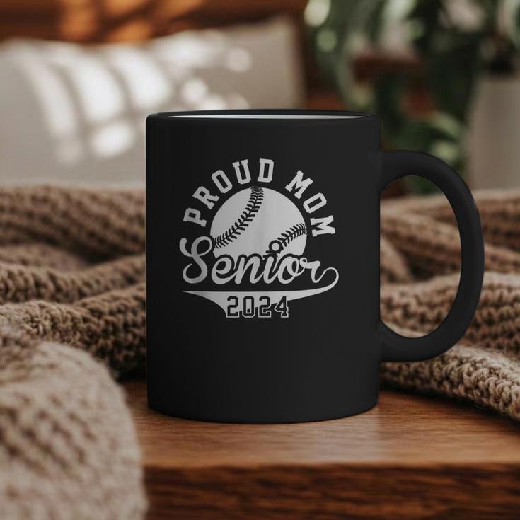Proud Mom Senior 2024 Baseball Mom Proud Baseball Mom 2024 Graphic Print Coffee Mug