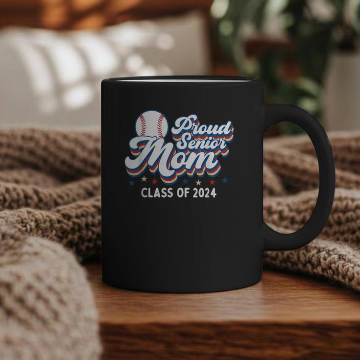 Proud Senior Mom Class Of 2024 Baseball Mom Graduate School Graphic Print Coffee Mug